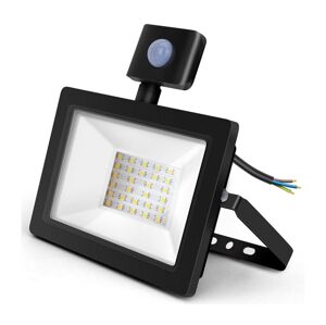B.V.  - LED Reflektor se senzorem LED/20W/230V 4000K IP65 černá