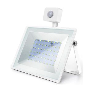 B.V.  - LED Reflektor se senzorem LED/50W/230V 6400K IP65 bílá