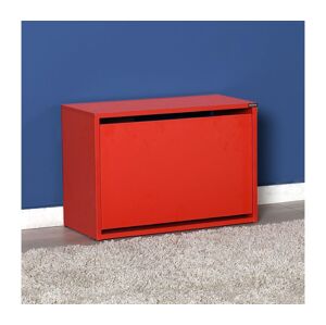 Adore Furniture Botník 42x60 cm červená