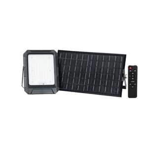 LED Solární reflektor LED/15W/3,7V IP65 4000K černá + DO