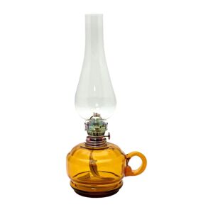 Floriánova huť Petrolejová lampa MONIKA 34 cm amber