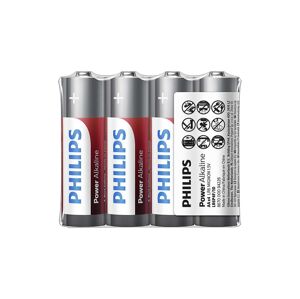 Philips Philips LR6P4F/10 - 4 ks Alkalická baterie AA POWER ALKALINE 1,5V