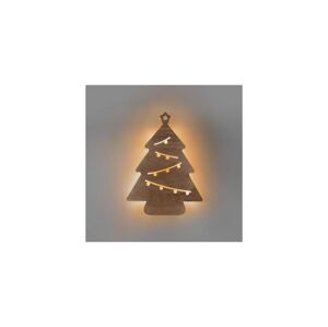 1V260 - LED Vánoční dekorace LED/2xAA stromek dřevo