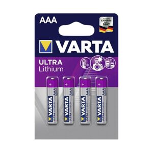 Varta Varta 6103301404 - 4 ks Lithiová baterie ULTRA AAA 1,5V